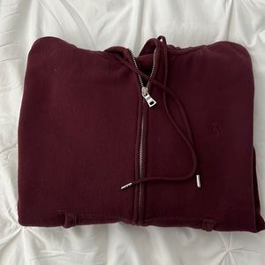 Burgundy Women’s Polo Sweatsuit